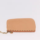 FENDI Celeria Hand Bag Leather With Pouch Orange Gold Auth 191347V-25