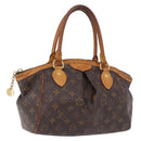 LOUIS VUITTON Monogram Palermo PM Tote Bag M40145 LV Auth 191350-1