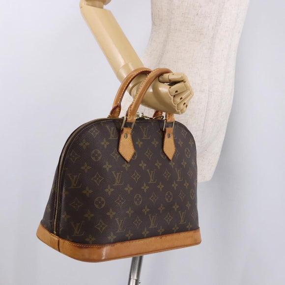LOUIS VUITTON Monogram Alma Hand Bag M51130 LV Auth 191351