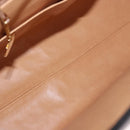 CELINE Hand Bag Leather Black Gold Auth 191353A-17