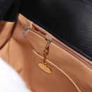 CELINE Hand Bag Leather Black Gold Auth 191353A-21