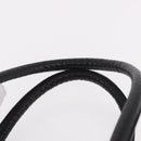 CELINE Hand Bag Leather Black Gold Auth 191353A-8