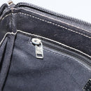 LOEWE Shoulder Bag Canvas Gray Silver Auth 191354-20