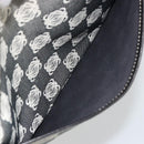 LOEWE Shoulder Bag Canvas Gray Silver Auth 191354-22