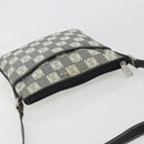 LOEWE Shoulder Bag Canvas Gray Silver Auth 191354-6
