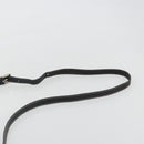 LOEWE Shoulder Bag Canvas Gray Silver Auth 191354-9