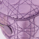 Christian Dior Canage Hand Bag Nylon Purple Silver Auth 191360-10