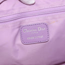 Christian Dior Canage Hand Bag Nylon Purple Silver Auth 191360-16