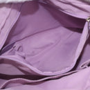 Christian Dior Canage Hand Bag Nylon Purple Silver Auth 191360-22