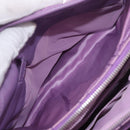 Christian Dior Canage Hand Bag Nylon Purple Silver Auth 191360-23