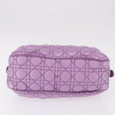 Christian Dior Canage Hand Bag Nylon Purple Silver Auth 191360-9