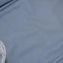 PRADA Canapa MM Hand Bag Canvas Light Blue Gold Auth 191363-11
