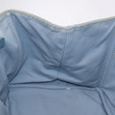 PRADA Canapa MM Hand Bag Canvas Light Blue Gold Auth 191363-18