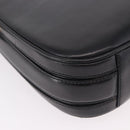 GUCCI Shoulder Bag Leather Black Gold Auth 191364-12