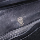 GUCCI Shoulder Bag Leather Black Gold Auth 191364-16