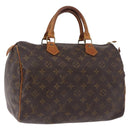 LOUIS VUITTON Monogram Speedy 30 Hand Bag M41526 LV Auth 191366-1