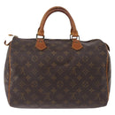 LOUIS VUITTON Monogram Speedy 30 Hand Bag M41526 LV Auth 191366-2