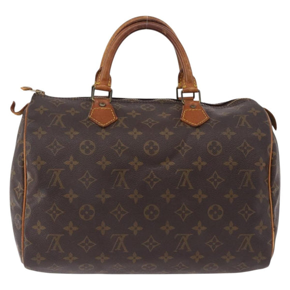 LOUIS VUITTON Monogram Speedy 30 Hand Bag M41526 LV Auth 191366