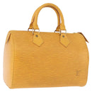 LOUIS VUITTON Epi Speedy 25 Hand Bag Tassili Yellow M43019 LV Auth 191367A-1