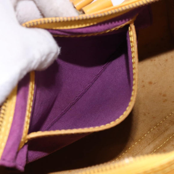 LOUIS VUITTON Epi Speedy 25 Hand Bag Tassili Yellow M43019 LV Auth 191367A