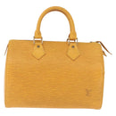 LOUIS VUITTON Epi Speedy 25 Hand Bag Tassili Yellow M43019 LV Auth 191367A-13