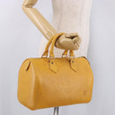 LOUIS VUITTON Epi Speedy 25 Hand Bag Tassili Yellow M43019 LV Auth 191367A-21