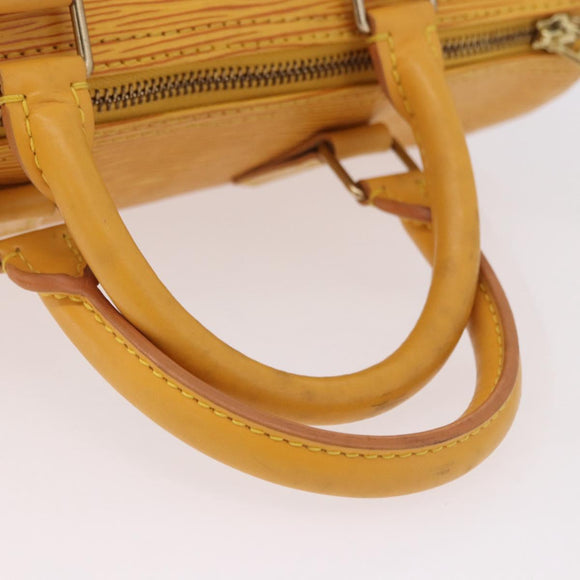 LOUIS VUITTON Epi Speedy 25 Hand Bag Tassili Yellow M43019 LV Auth 191367A
