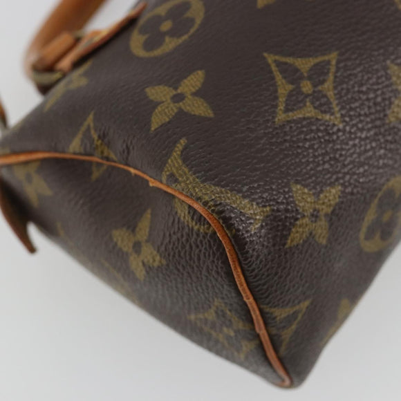 LOUIS VUITTON Monogram Mini Speedy Hand Bag M41534 LV Auth 191370