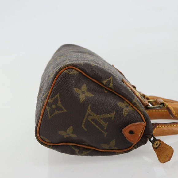LOUIS VUITTON Monogram Mini Speedy Hand Bag M41534 LV Auth 191370
