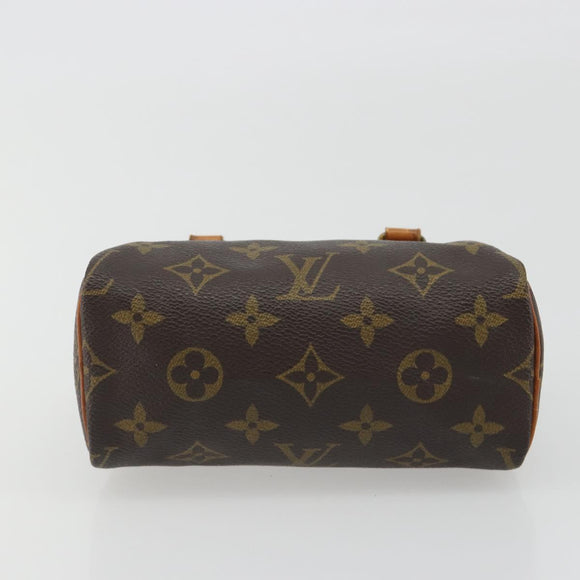 LOUIS VUITTON Monogram Mini Speedy Hand Bag M41534 LV Auth 191370