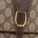 GUCCI GG Supreme Shoulder Bag PVC Beige Gold 904 02 050 Auth 191371-17