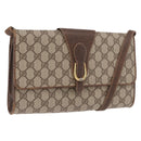 GUCCI GG Supreme Shoulder Bag PVC Beige Gold 904 02 050 Auth 191371-1