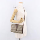 GUCCI GG Supreme Shoulder Bag PVC Beige Gold 904 02 050 Auth 191371-23