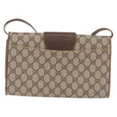 GUCCI GG Supreme Shoulder Bag PVC Beige Gold 904 02 050 Auth 191371-2