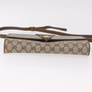 GUCCI GG Supreme Shoulder Bag PVC Beige Gold 904 02 050 Auth 191371-5