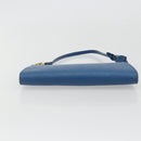 LOUIS VUITTON Epi Pochette Accessoires Pouch Blue M52985 LV Auth 191372-10