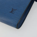 LOUIS VUITTON Epi Pochette Accessoires Pouch Blue M52985 LV Auth 191372-11
