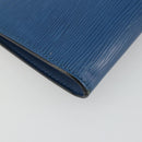 LOUIS VUITTON Epi Pochette Accessoires Pouch Blue M52985 LV Auth 191372-12