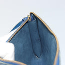LOUIS VUITTON Epi Pochette Accessoires Pouch Blue M52985 LV Auth 191372-18