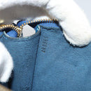 LOUIS VUITTON Epi Pochette Accessoires Pouch Blue M52985 LV Auth 191372-20
