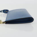 LOUIS VUITTON Epi Pochette Accessoires Pouch Blue M52985 LV Auth 191372-5
