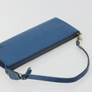LOUIS VUITTON Epi Pochette Accessoires Pouch Blue M52985 LV Auth 191372-6