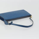 LOUIS VUITTON Epi Pochette Accessoires Pouch Blue M52985 LV Auth 191372-7