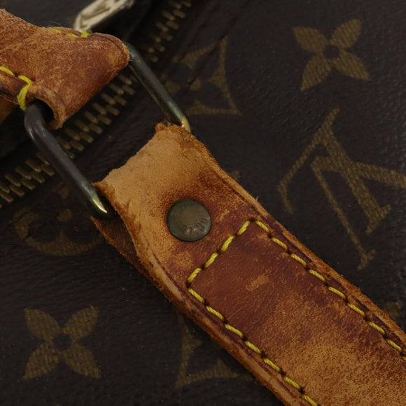 LOUIS VUITTON Monogram Keepall 50 Boston Bag M41426 LV Auth 191376