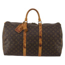 LOUIS VUITTON Monogram Keepall 50 Boston Bag M41426 LV Auth 191376-13