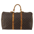 LOUIS VUITTON Monogram Keepall 50 Boston Bag M41426 LV Auth 191376-2