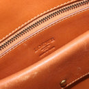 LOEWE Amazona 36 Hand Bag Leather Brown Gold Auth 191377V-22