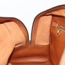 LOEWE Amazona 36 Hand Bag Leather Brown Gold Auth 191377V-24