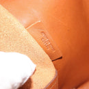 LOEWE Amazona 36 Hand Bag Leather Brown Gold Auth 191377V-11