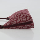 Christian Dior Trotter Canvas Accessory Pouch Red Silver Auth 191379SAV-5